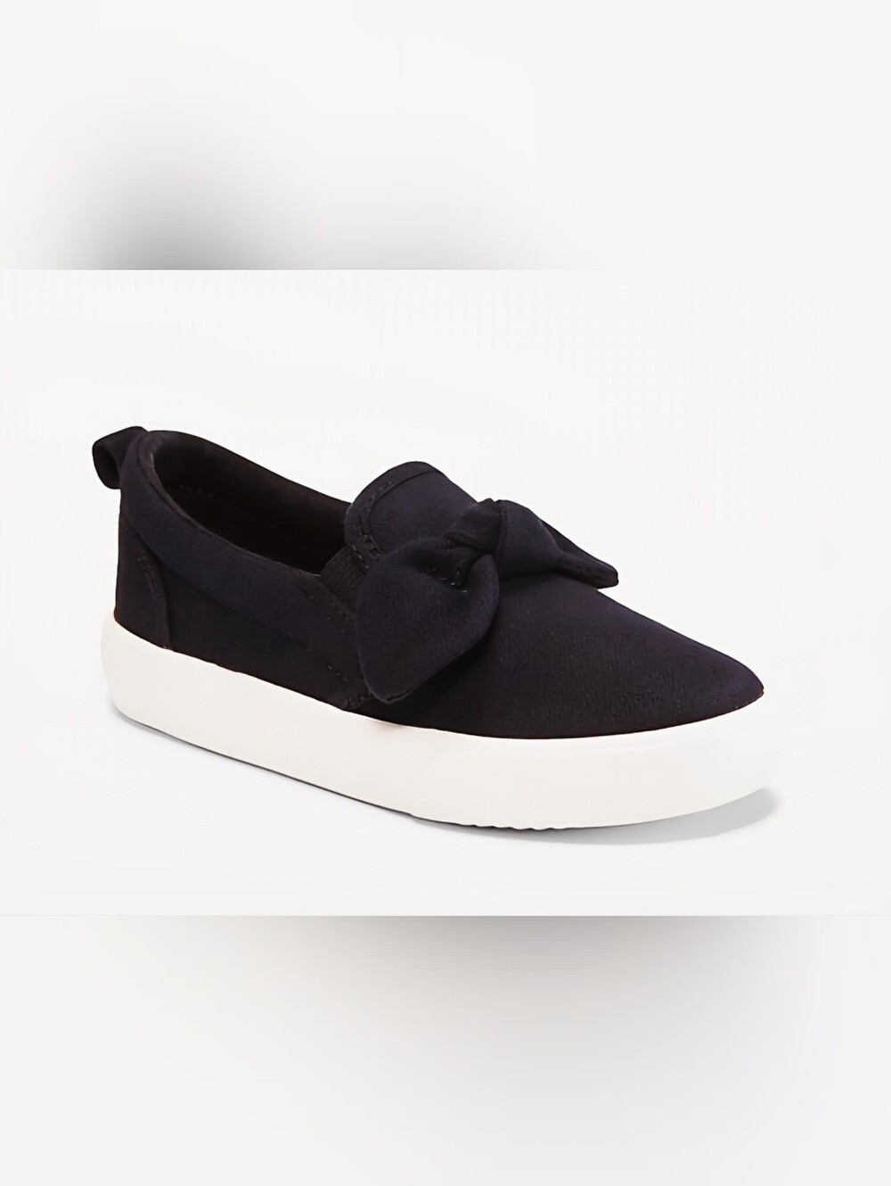 Bow-Tie Slip-On Toddler Sneakers